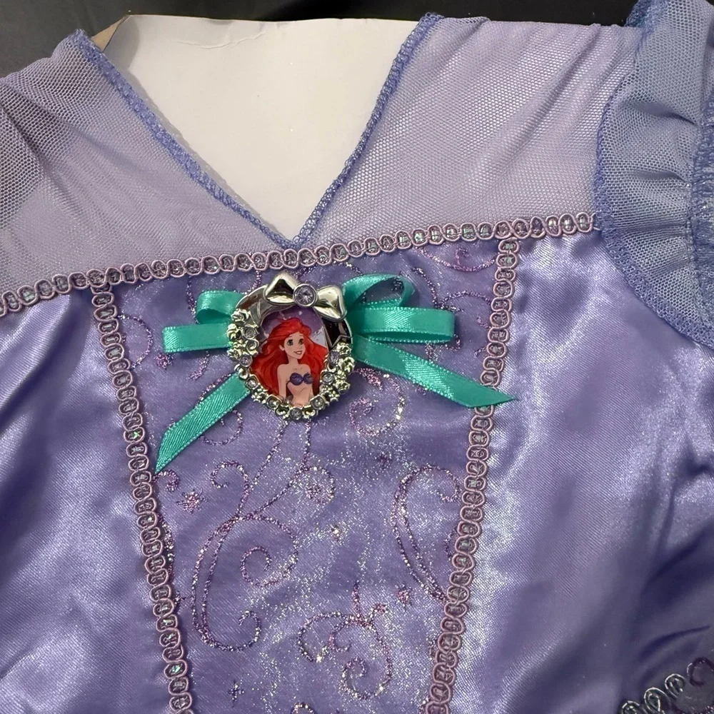 Infant Ariel costume tutu dress with character cameo NIP Ages 12-18 months